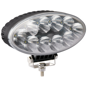LED výkonné ovalné pracovní světlo na 12- 24 V s 10 LED diody o příkonu 46 W 