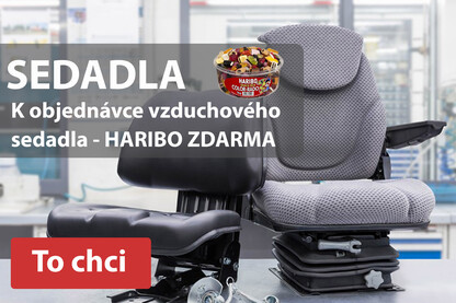 Vzduchové sedadla - Haribo