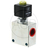 3/2 -cestný elektromagnetické ventily 12 -24 V