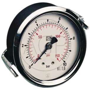 M-DH-63-0/1-1/4-St-bar/psi D=63mm Zadní přípoj