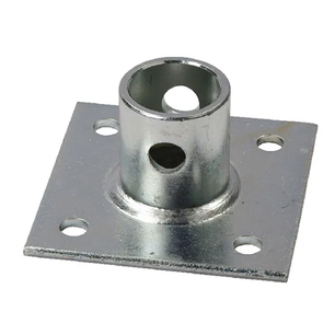 Připojovací kus opěrné nohy k oji přívěsu s možností sklopení nohy