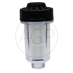 Vodní filtr s umělohmotnou vložkou filtru a s přípojem 3/4 vnější a vnitřní závit