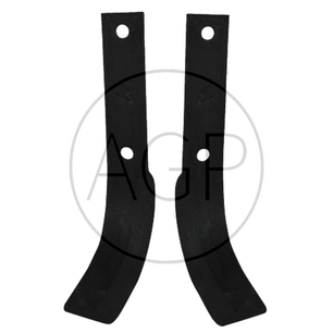 Frézovací nůž pravý klenutý 273 x 105 vhodný pro Howard půdní frézy, rotavátory