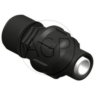 Spojka přípoj 16 x 3/4 s vnějším průměrem trubky 16 mm