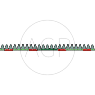 Nůž žací lišty ESM o délce 1170 mm s počtem 23 čepelí, FL 2+3 / 8+9