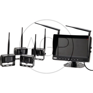4 bezdrátové kamery a kamerový systém s barevným LCD monitorem 9