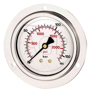 M-FGH-63-1/0-1/4-VA-bar/Hg  Trubkový pružinový manometr