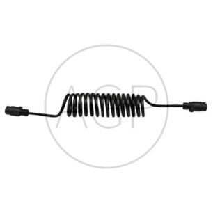 Spirálový kabel 2,9 m se 2 plastovými konektory 7-pólový