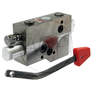 Přídavný hydraulický rozvaděč pro Deutz-Fahr, rozměry 230 x 120 x 50 mm, připojovací závit M18 x 1,5