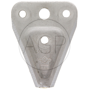 Jednoduchá čepel počet děr 3, délka 76 mm, šířka 58 mm, otvor 6,3 / 9,5 mm