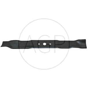 Mulčovací nůž pro zahradní sekačky Brill, Castel Garden, Cooper, Gardena, Honda o délce 505 mm s dírou 18 mm