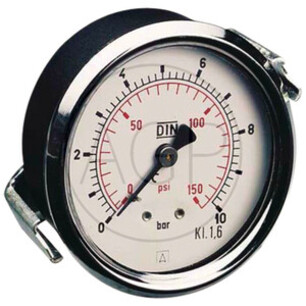 M-DH-50-1/0-1/4-St-bar/psi D=50mm Zadní přípoj