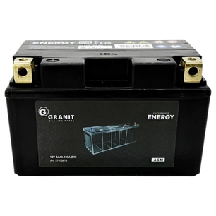 AGM baterie 12V kapacitě 8,6Ah bezúdržbová se startovacím proudem 190 A