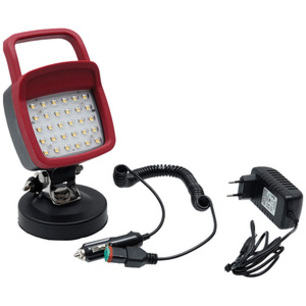 LED AKU pracovní světlo s 30 diody a se silnou magnetickou základnou
