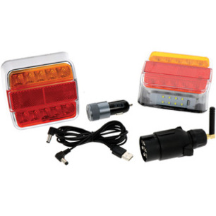 Bezdrátové LED magnetická zadní světla na 12 V k přívěsu