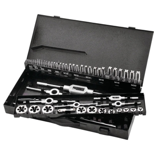 Profesionální sada Black Edition na řezání závitů M3–M20 v kovovém kufru