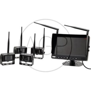 4 bezdrátové kamery a kamerový systém s barevným LCD monitorem 9