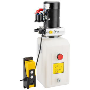 Hydraulický agregát 12 V s ovládáním a nádrží 8 l o výkonu 1,6 kW