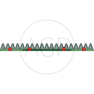 Nůž žací lišty ESM o délce 1020 mm s počtem 20 čepelí, ZT 2+3 / 6+7