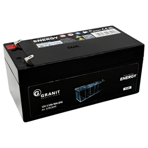 AGM baterie 12V 3Ah uzavřená a bezúdržbová