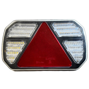 Zadní LED světlo pro přívěsy 12 -24 V na pravou stranu s variabilním uchycením