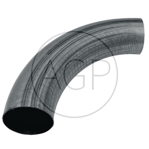 Koleno potrubí 90° průměr 150 mm černé tloušťka stěny 1,5 mm