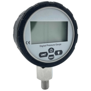 Digitální manometr s rozsahem měření 0-700 bar se závitem 1/4 a o průměru budíku 80 mm