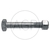 Šroub s maticí vhodný pro mulčovače Berti, Müthing M16 x 2 x 100 mm