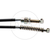 Spojkové lanko AS-Motor s délkou pouzdra 2410 mm a celkovou délkou 2530 mm