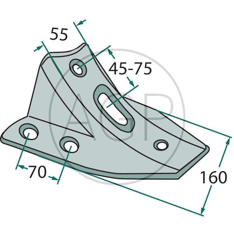 Patka pro těžké kultivátory pro Lemken
