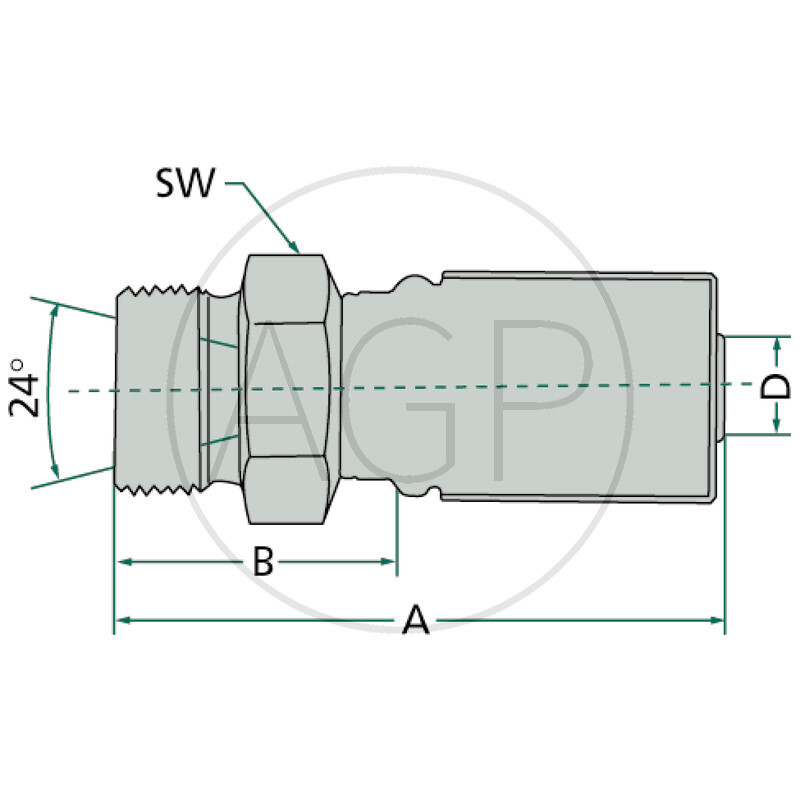 PNE 20 AGL M30x2.0 (22L)