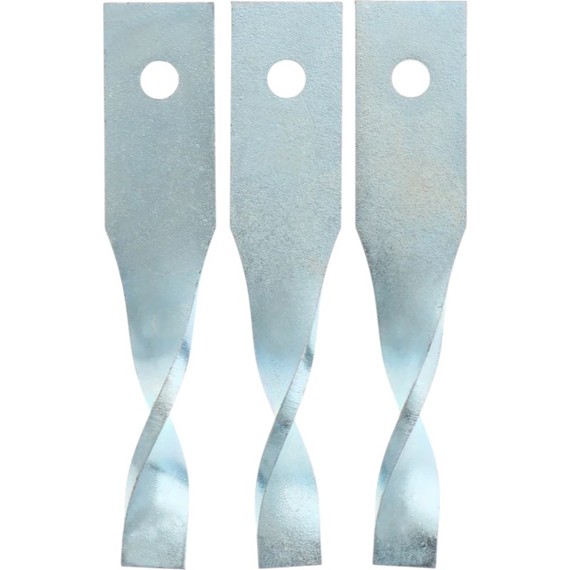 Tvrzené vrtací nože (vrtáky) pro pokládací stroj v sadě 3 ks pro Lizard, Stiga, Wiper, Zucchetti