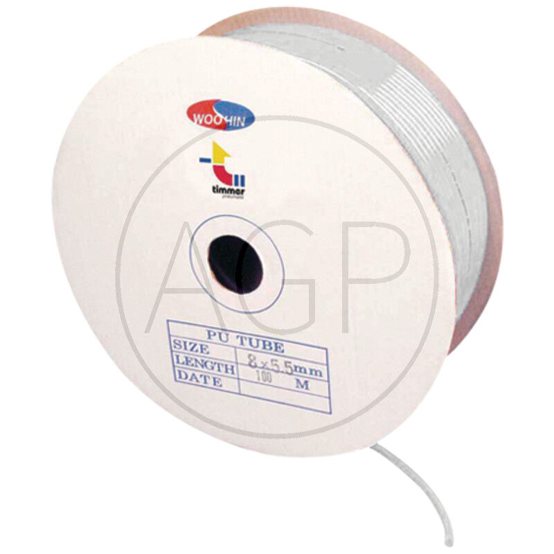 H-PUR-6/4-100-transparentní R - PU-hadice zboří na roli, flexibilní