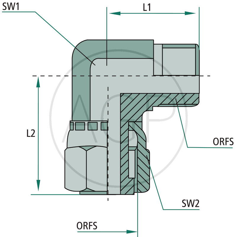 WA 13/16 FS-ORFS x 13/16 M-ORFS
