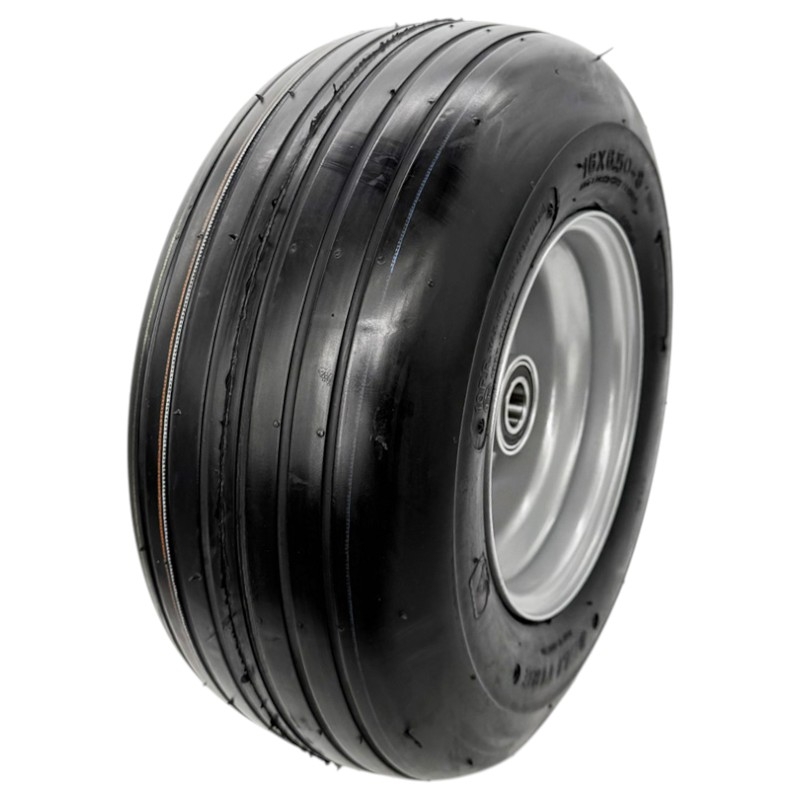 Kompletní kolo 16x6.50-8 10PR pro pícninářské stroje s ložiskem 25 mm