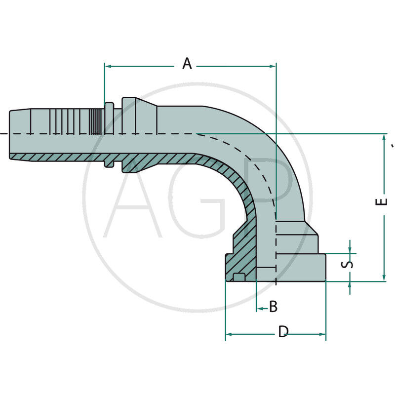 PN 25 SFS-CAT 1 90°