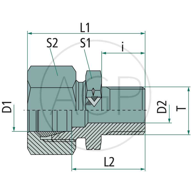 GEV 10 L-1/8 NPT VA