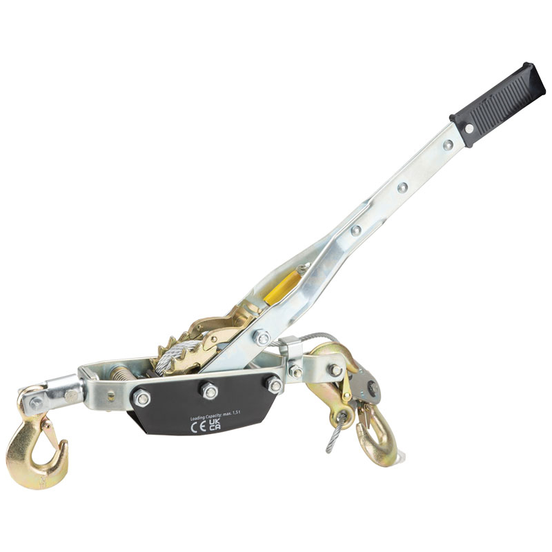 Lanový pákový napínák s ráčnou o tažné síle 1,5 tuny