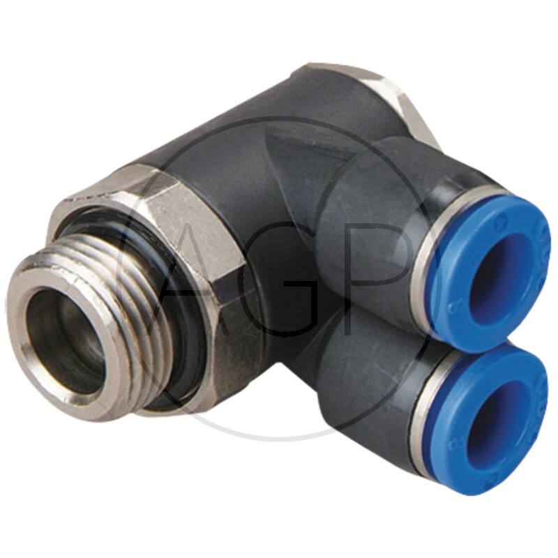 B-YVTEd-4-3/8-KU Y-rozdělovač-šroubení