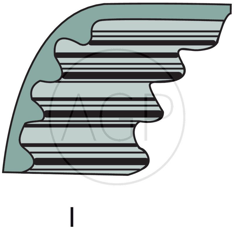 Stiga ozubený řemen o rozměru 1248 x 12 mm