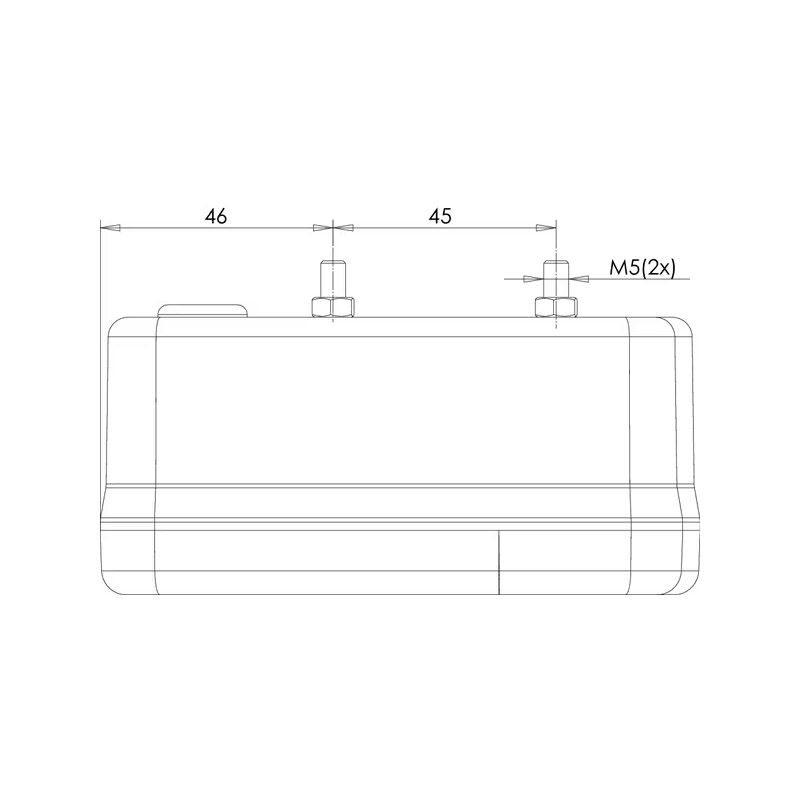Zadní kombinované LED světlo 12/24 V pro přívěsy, návěsy, nákladní, traktory a stavební stroje (E20 homologace, IP66/IP68)