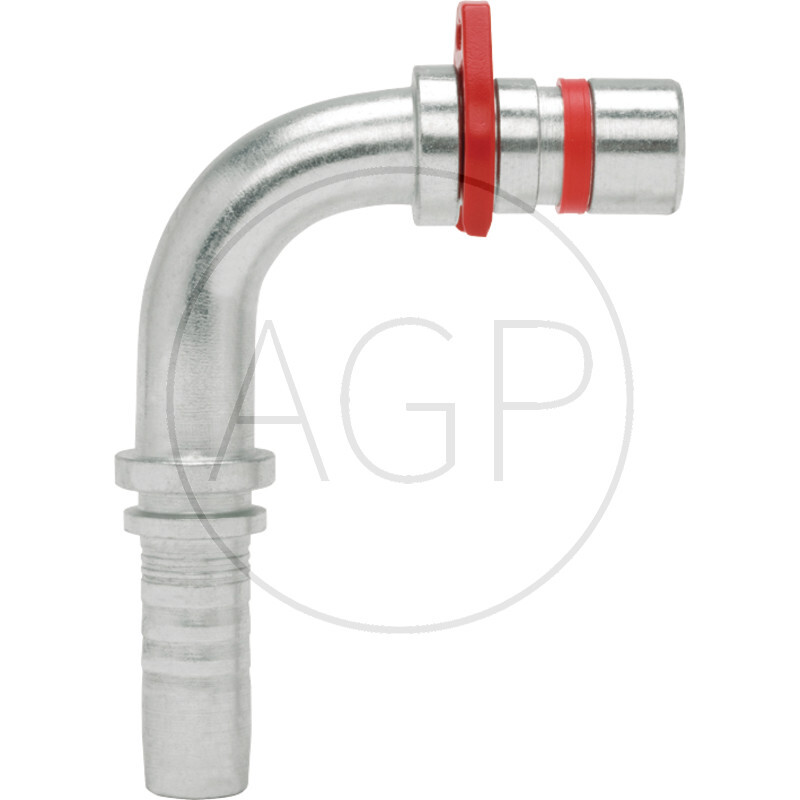 WEO-Lisovací vsuvka 90° 1/2 (16 mm); Přípoj hadice 1/2