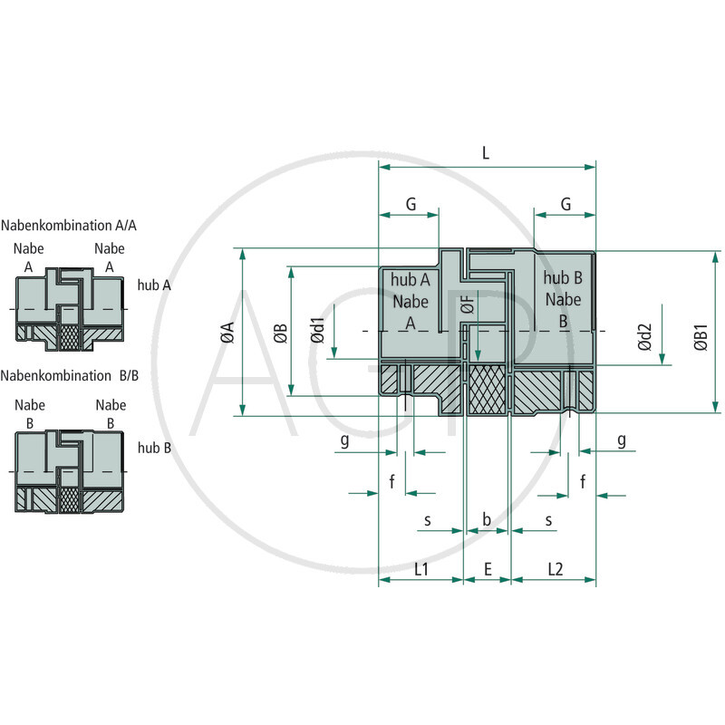 A28/38 hvězdice červená barva 98° Shore