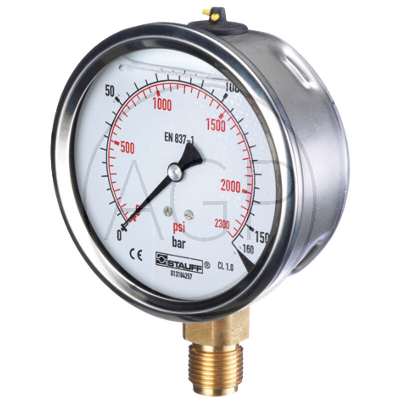 Wika manometr 680 bar o průměru 63mm - 1/4