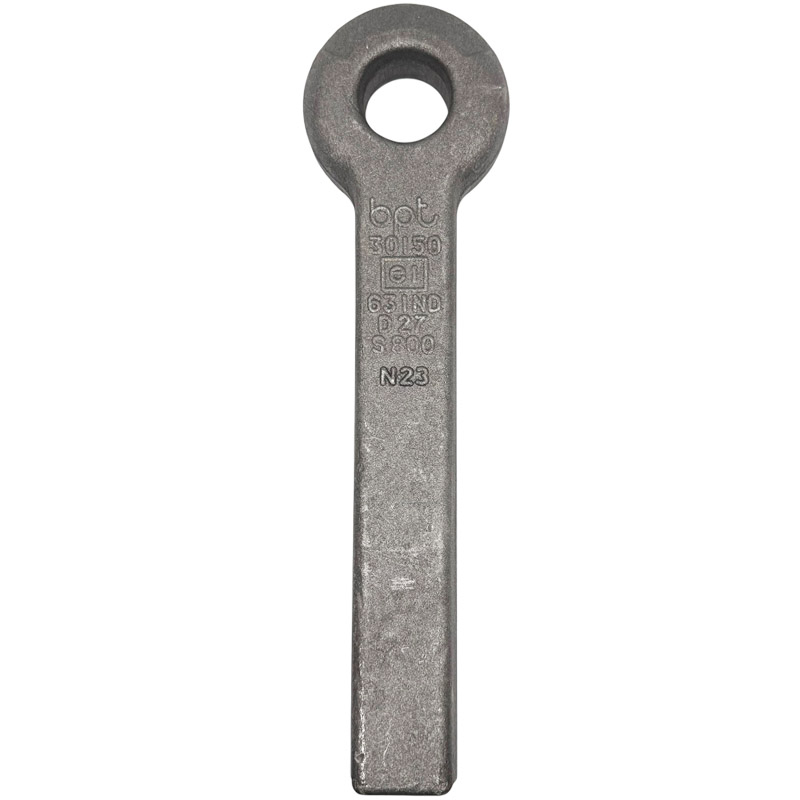 Tažné oko o průměru 40 mm k navaření 50 x 50 mm pro zemědělskou techniku