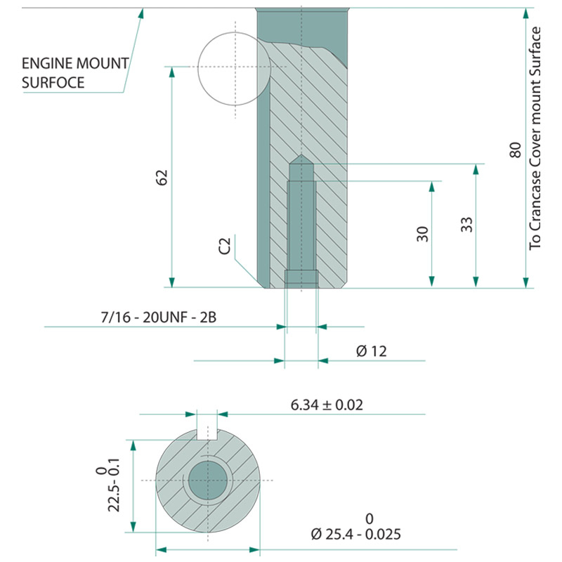 Motor Loncin LC1P92F-1 čtyřtaktní kompletní o výkonu 9,2kW