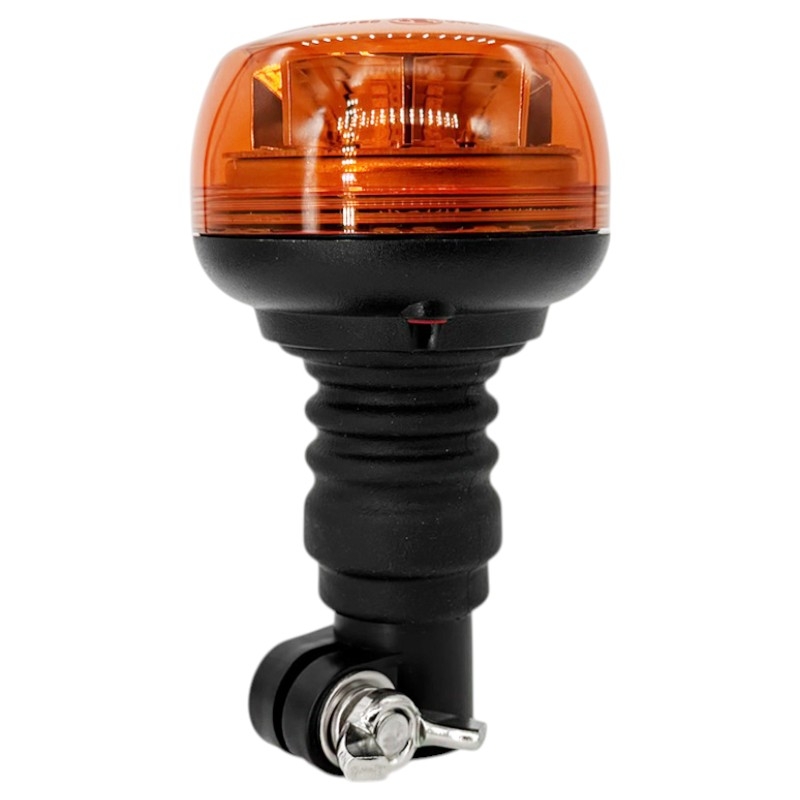 LED maják 12/24 V na nástrčnou trubku s pružnou nohou o celkové výšce 148 mm