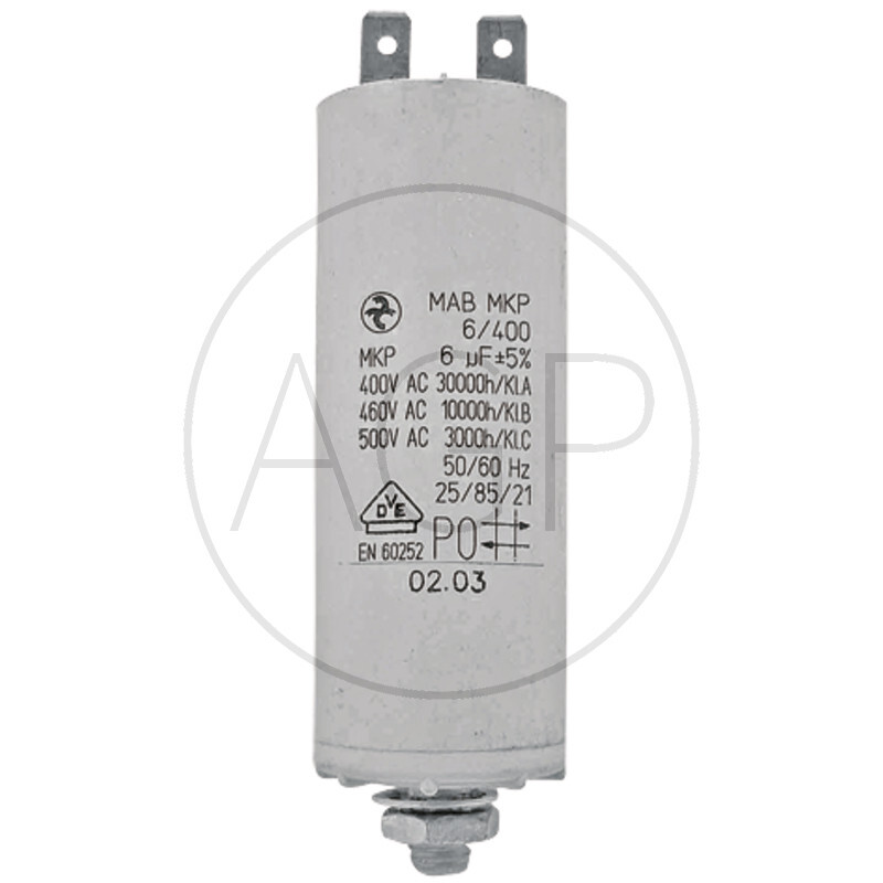 Kondenzátor se závitem M8 a s průměrem hrnce 45 mm pro Toro