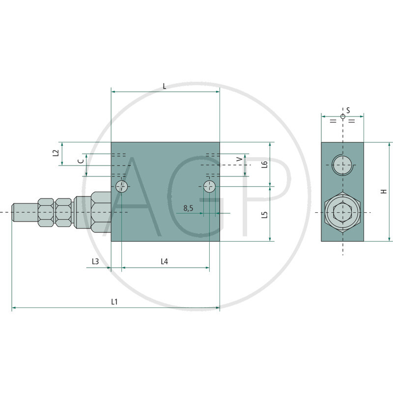 Tlakový ventil DFV-06 přímo řízený