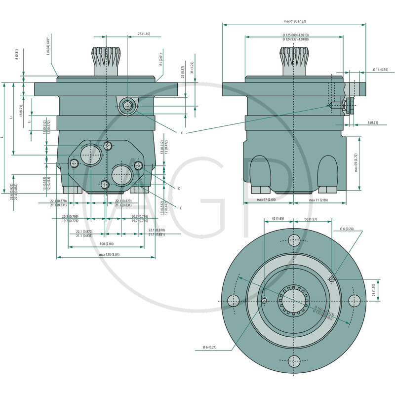 Hydr. Motor OMTS 500